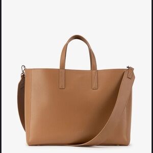 Calpak Tan Leather Tote